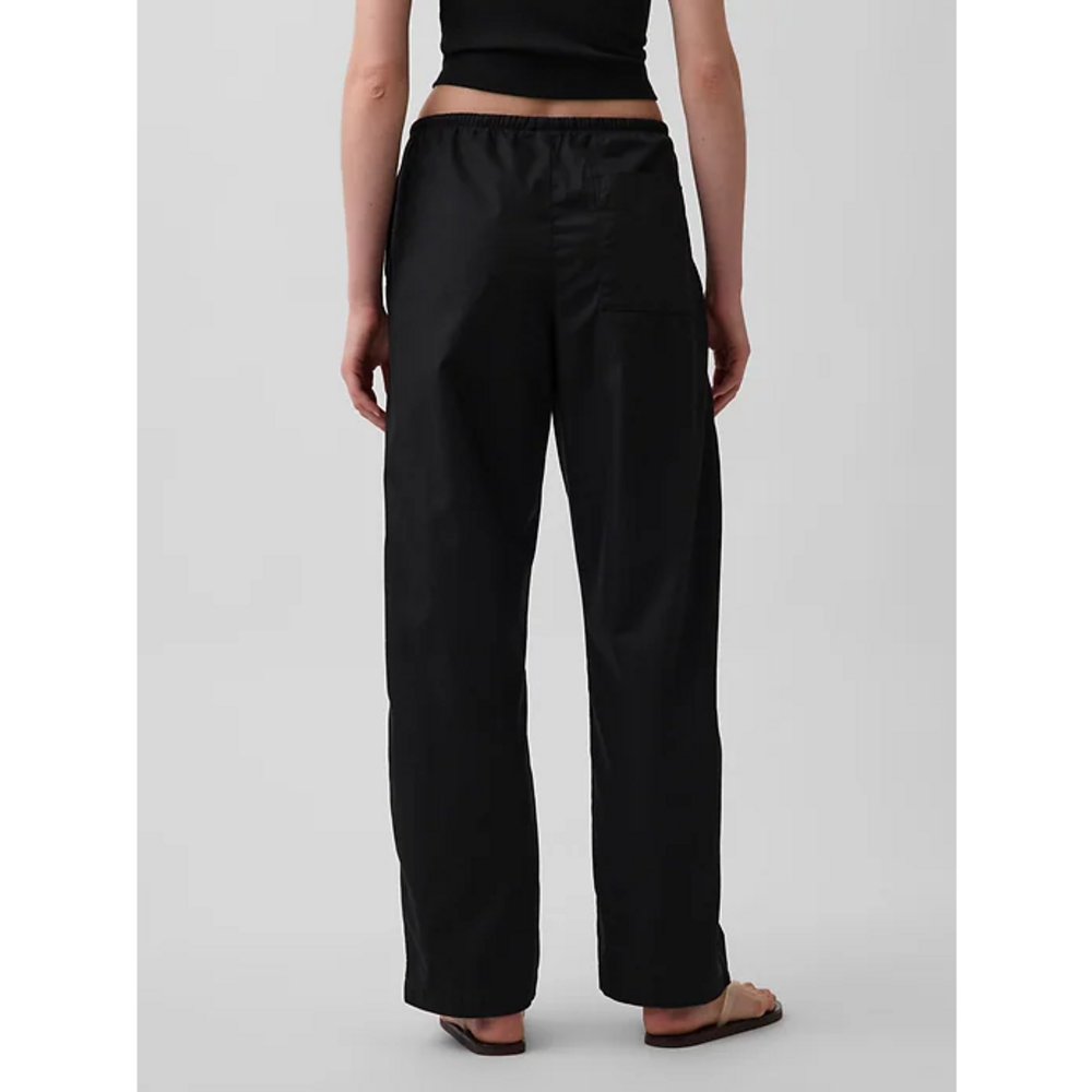 Gap Poplin Easy Barrel Pants in Black - Picture 5 of 7